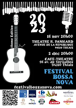 Affiche du Festival de bossa Nova 2023