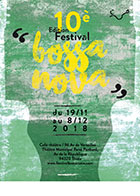 Proposition pour l'affiche du festival de Bossa-Nova 2018 : Affiche n°17-Algrain Marie